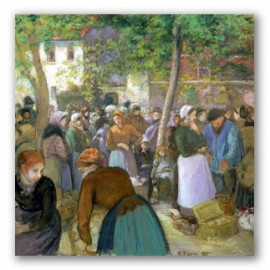 Mercado de aves en Gisors