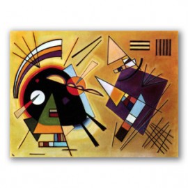 Negro y violeta